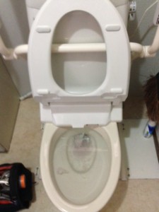富士宮市大岩洋式トイレ詰まり修理