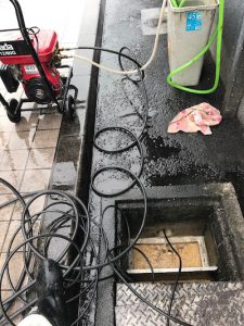 掛川市西郷  排水管高圧洗浄