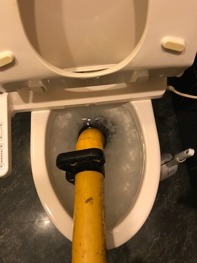 掛川市　トイレ詰まり修理