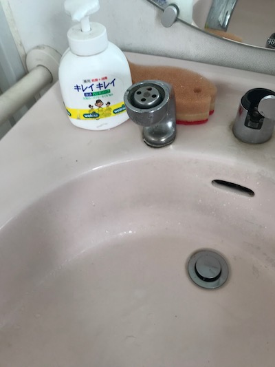 静岡市　手洗い場器具修理