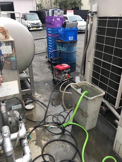 焼津市　店舗排水詰まり修理