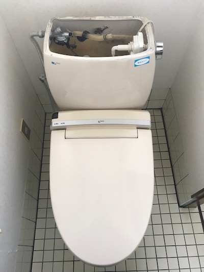 島田市　洋式トイレ水漏れ修理