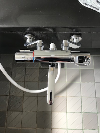 富士市　浴室蛇口水漏れ修理