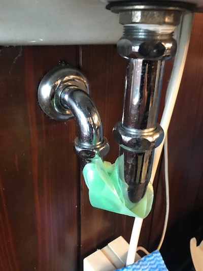 静岡市　手洗器水漏れ修理