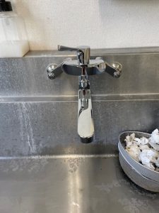 富士市　シンク水栓水漏れ修理