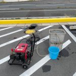 静岡市清水区折戸 高圧洗浄作業