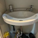袋井市　手洗器排水管修理