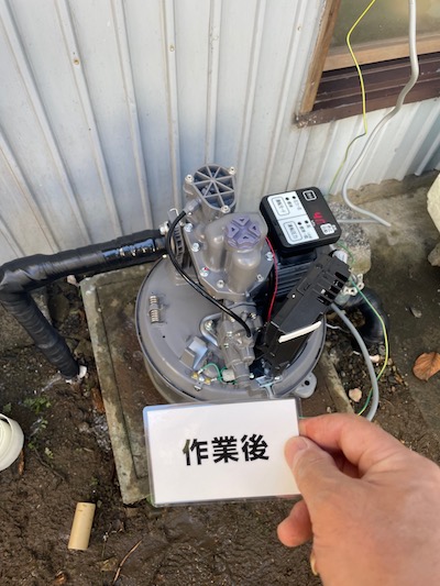 島田市　井戸ポンプの故障
