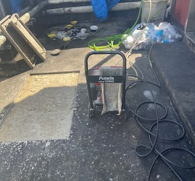 静岡市　厨房排水詰まり修理