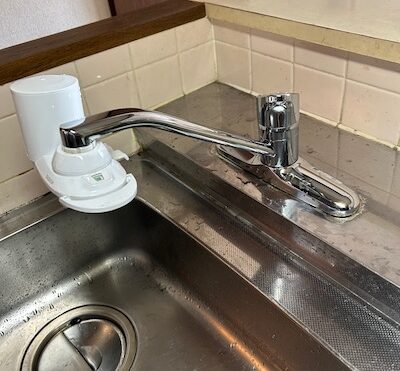 藤枝市　台所蛇口水漏れ修理