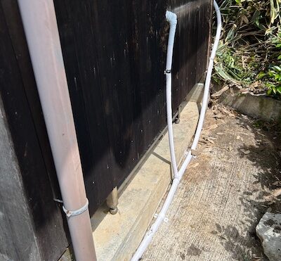 静岡市駿河区用宗 給水管部分補修