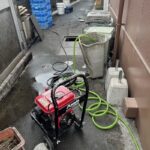 焼津市八楠 高圧洗浄作業