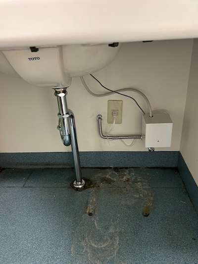 藤枝市　手洗い水栓の不具合修理
