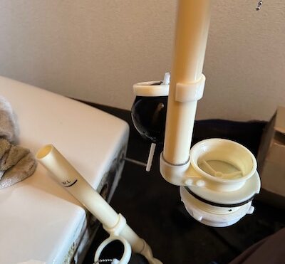 静岡市駿河区中島 タンク内部品交換作業
