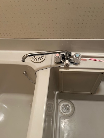 焼津市八楠 浴室水栓交換作業