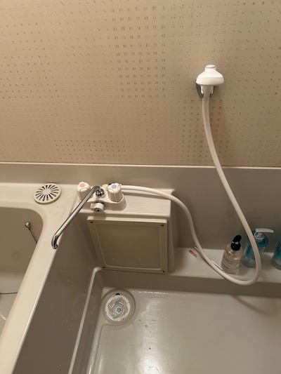 焼津市八楠 浴室水栓交換作業