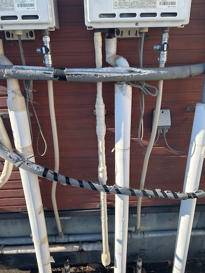 静岡市　給湯管水漏れ修理