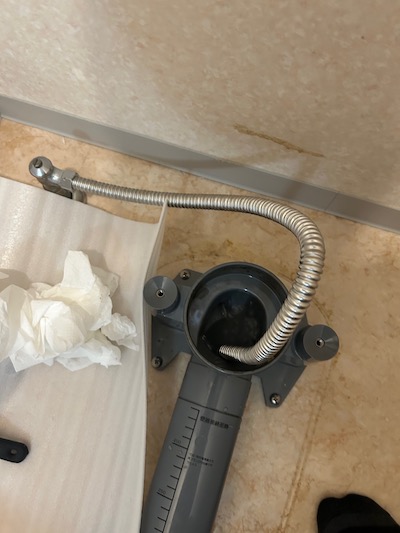 焼津市大覚寺 便器脱着・ローポンプ作業